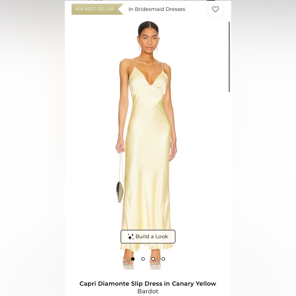 Bardot Canary Yellow Maxi Dress